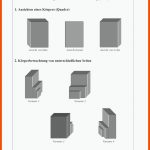 Kornflakes Und RÃ¤umliche Darstellung - Technisches Zeichnen - Teil 2 Fuer Geometrisch Technisches Zeichnen Arbeitsblätter