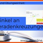 Kostenlos â Dos- Lernwelt Fuer Winkel An Geradenkreuzungen Arbeitsblätter