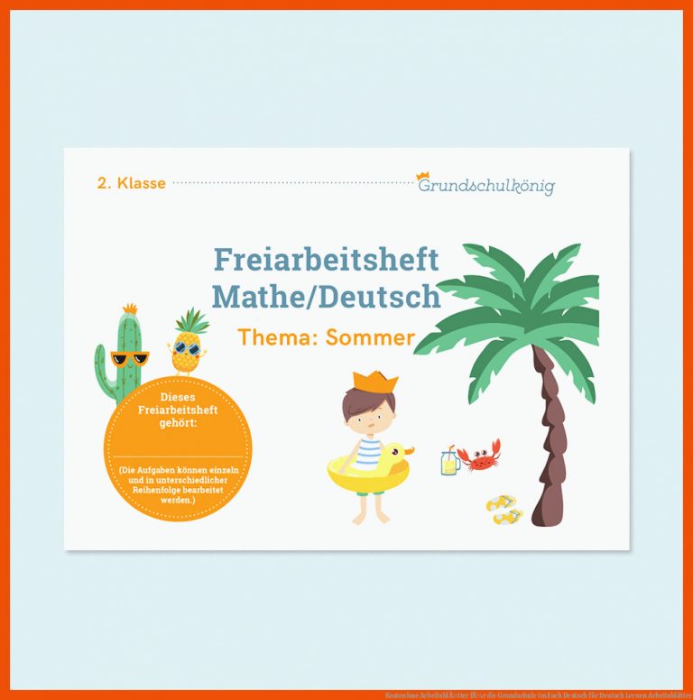 Kostenlose ArbeitsblÃ¤tter fÃ¼r die Grundschule im Fach Deutsch für deutsch lernen arbeitsblätter
