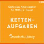 Kostenlose ArbeitsblÃ¤tter Mit Kettenaufgaben Und Rechenschlangen ... Fuer Arbeitsblätter 2. Klasse Kostenlos