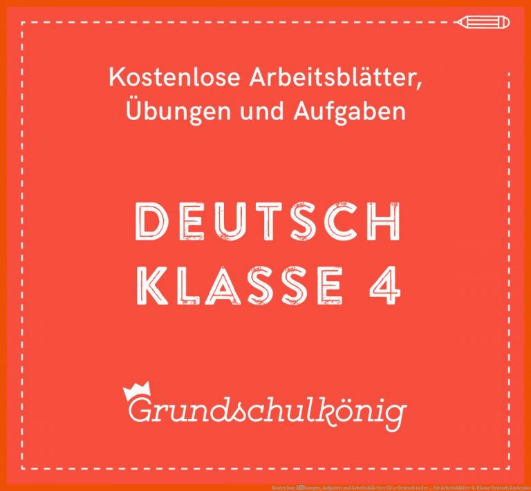Kostenlose Ãbungen, Aufgaben und ArbeitsblÃ¤tter fÃ¼r Deutsch in der ... für arbeitsblätter 4. klasse deutsch kostenlos