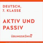 Kostenlose Ãbungen FÃ¼r Deutsch In Der 7. Klasse Zum thema Aktiv ... Fuer Aktiv Passiv übungen Deutsch Klasse 6 Arbeitsblätter