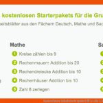 Kostenloses Schulstarterpaket FÃ¼r Die 1. Klasse - Dvld Fuer Sachkunde 2. Klasse Arbeitsblätter Kostenlos