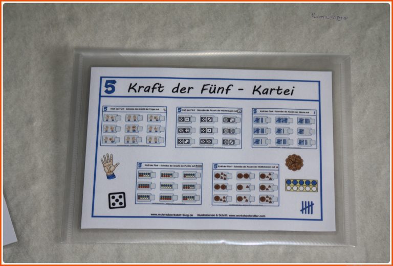 Kraft der FÃ¼nfâ Kartei â Materialwerkstatt für bündeln mathematik grundschule arbeitsblätter