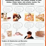 Krank / Gesund Hausunterricht, Gesundheit, Krank Fuer Gesundheit Arbeitsblätter