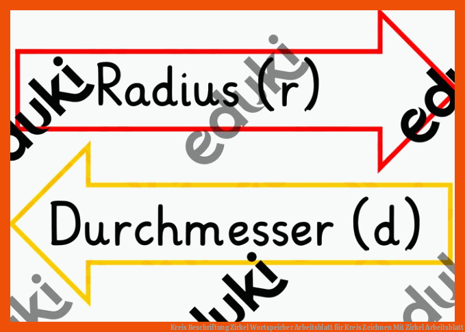 Kreis Beschriftung Zirkel Wortspeicher Arbeitsblatt für kreis zeichnen mit zirkel arbeitsblatt