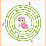 Kreis Labyrinth. Spiel FÃ¼r Kinder. Puzzle FÃ¼r Kinder. Runde ... Fuer Geraden Am Kreis Arbeitsblatt