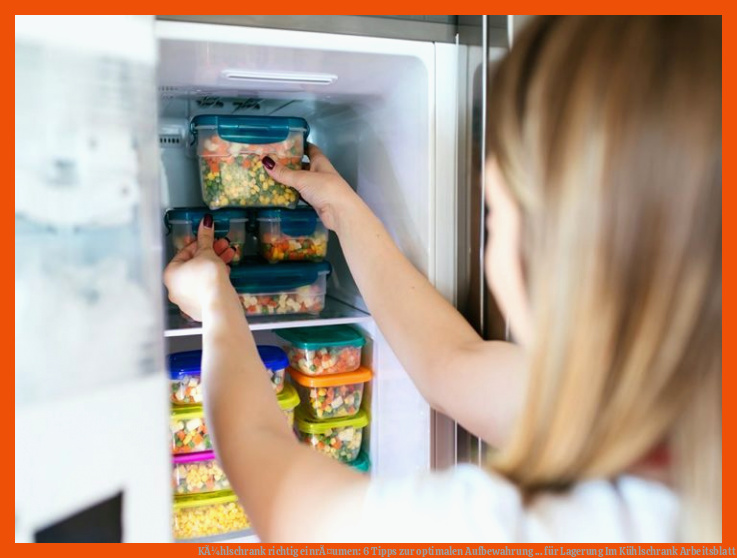 KÃ¼hlschrank richtig einrÃ¤umen: 6 Tipps zur optimalen Aufbewahrung ... für lagerung im kühlschrank arbeitsblatt