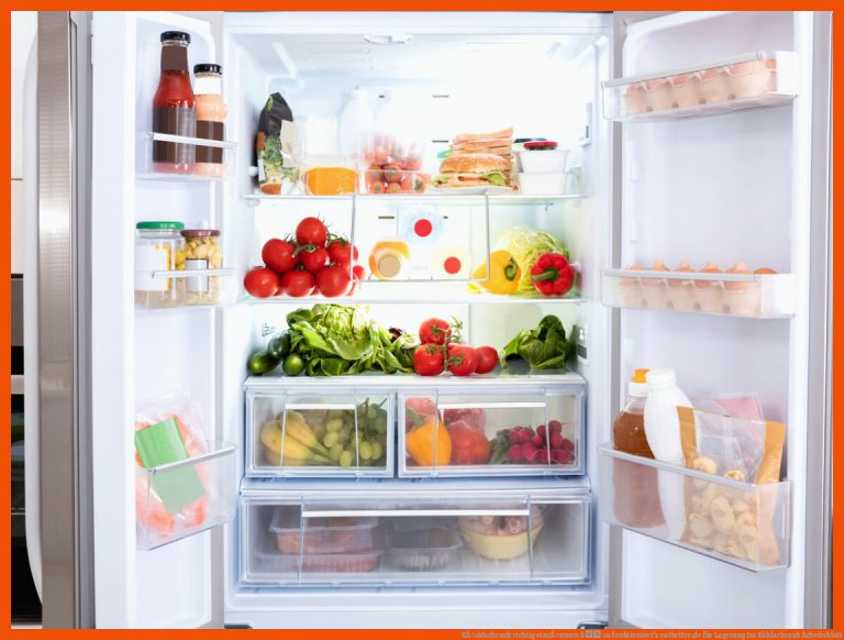 KÃ¼hlschrank richtig einrÃ¤umen â so funktioniert's | eatbetter.de für lagerung im kühlschrank arbeitsblatt