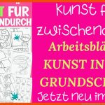 Kunst FÃ¼r Zwischendurch - ArbeitsblÃ¤tter FÃ¼r Die Grundschule Fuer Kunst Arbeitsblätter