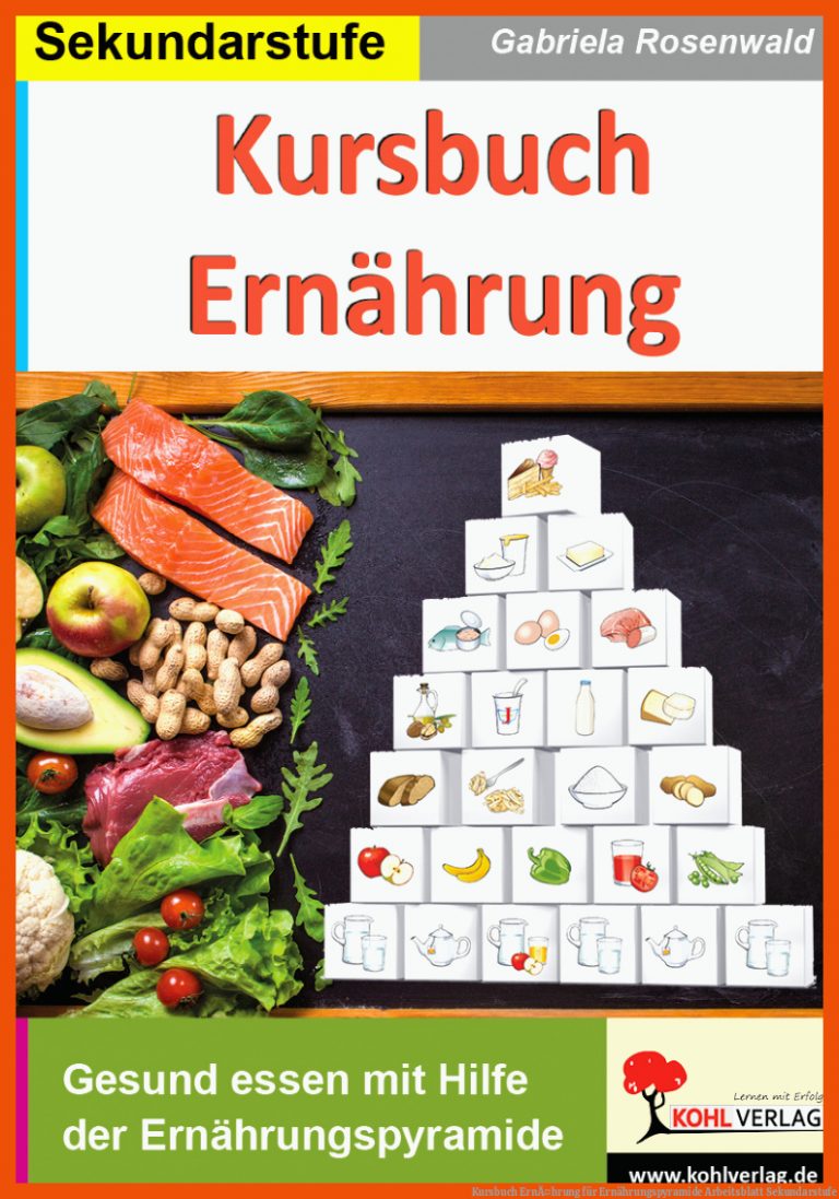Kursbuch ErnÃ¤hrung für ernährungspyramide arbeitsblatt sekundarstufe