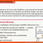 Kurz: Genial! Deutsch 4 - Texte Verfassen Fuer Innerer Monolog Arbeitsblatt