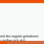 Ladung, Spannung Und StromstÃ¤rke Fuer Die Elektrische Stromstärke Arbeitsblatt Lösungen