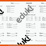 LÃ¤ngenmaÃe â Unterrichtsmaterial Im Fach Mathematik Fuer Längenmaße Umwandeln Arbeitsblatt