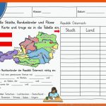 Landkarten FÃ¼r Ãsterreich MaterialbÃ¶rse Fuer Arbeitsblatt Bundesländer Und Hauptstädte Pdf