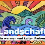 Landschaft In Warmen Und Kalten Farben - Ipad-teacher Fuer Kalte Und Warme Farben Arbeitsblatt