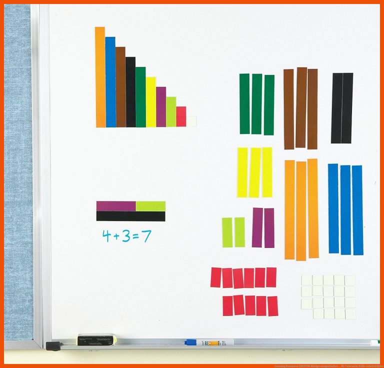 Learning Resources Ler7708 Riesiges Magnetisches ... Fuer Cuisenaire Stäbe Arbeitsblätter