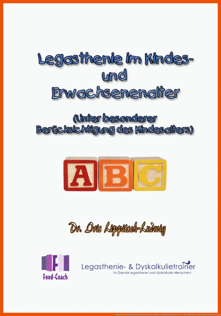 Legasthenie im Kindes und Erwachsenenalter by Dyslexia Research ... für stäbchen und zapfen arbeitsblatt