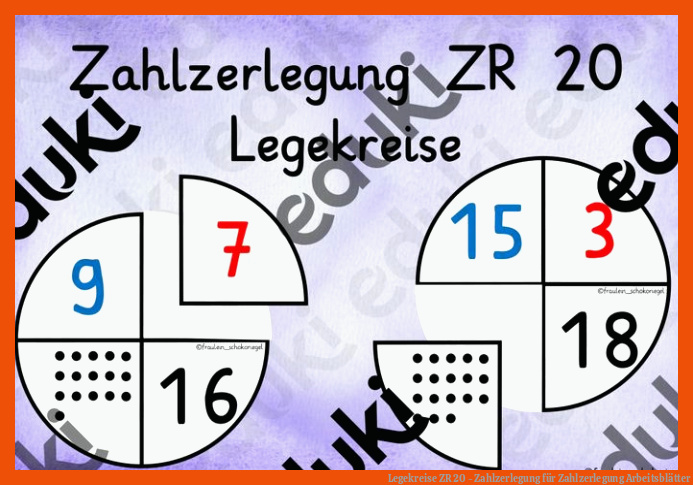 Legekreise ZR 20 - Zahlzerlegung für zahlzerlegung arbeitsblätter