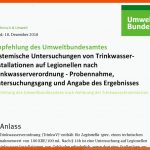 Legionellen Im Trinkwasser: Eine Oft UnterschÃ¤tzte Gefahr ... Fuer Probenahmestellen Nach Dvgw Arbeitsblatt W 551