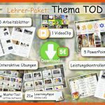 Lehrer-paket thema todâ Reli-power.de Fuer Unterrichtsmaterial Und Arbeitsblätter Für Lehrer