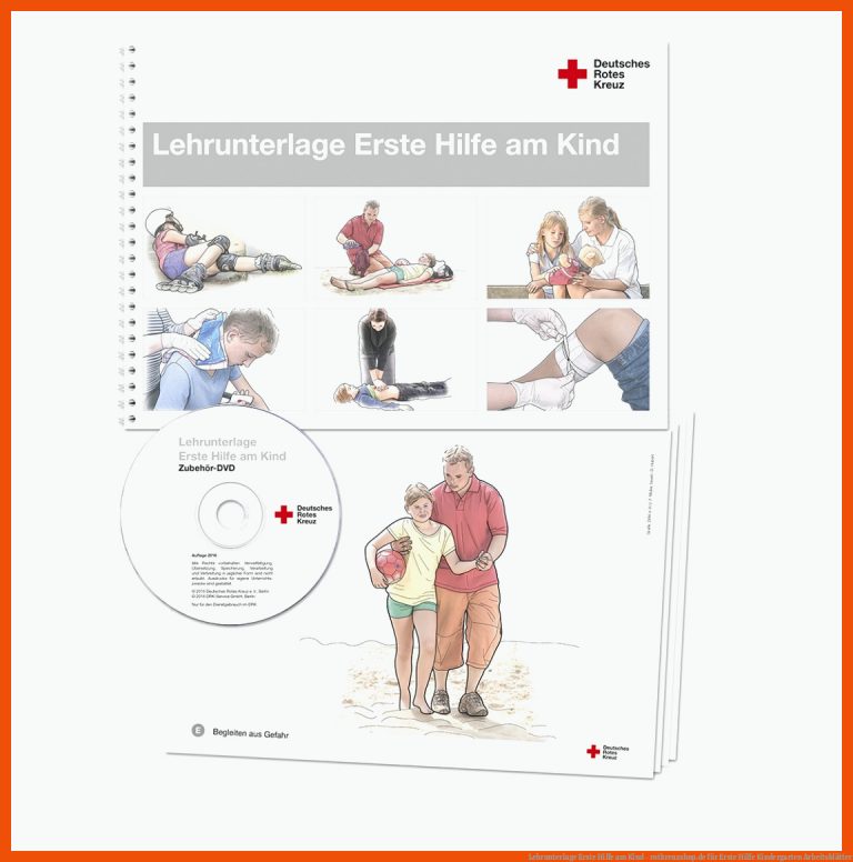 Lehrunterlage Erste Hilfe am Kind - rotkreuzshop.de für erste hilfe kindergarten arbeitsblätter