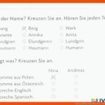 Lek 1 Schritte Plus Neu Test 3 HÃ¶ren Worksheet Fuer Schritte Plus Arbeitsblätter