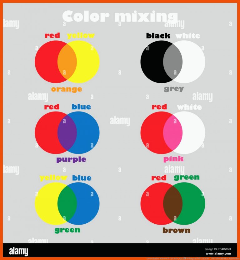 Lernen Farben Mischen fÃ¼r Kinder, SpaÃ Bildung Spiel fÃ¼r Kinder ... für farben mischen arbeitsblatt