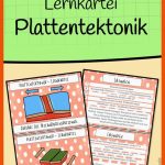 Lernkartei Plattentektonik Lernkartei, Kartei, Erdkunde Fuer Plattentektonik Arbeitsblatt Lösung