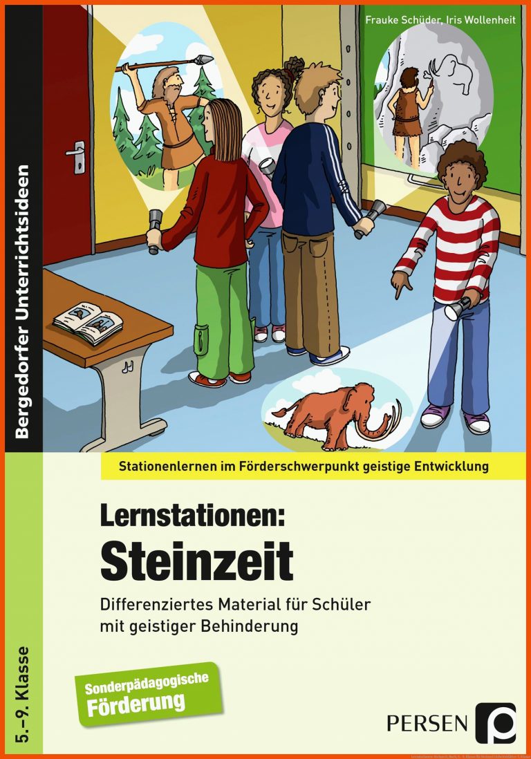 Lernstationen: Steinzeit, Buch, 5.-9. Klasse für steinzeit arbeitsblätter 5. klasse
