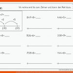 LernstÃ¼bchen Addieren Ã¼ber Den Zehner Am Rechenstrich Fuer Arbeitsblatt Strecken Und Geraden Klasse 5 Arbeitsblätter