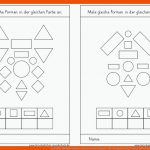 LernstÃ¼bchen formen Erkennen Und Anmalen Fuer Geometrische formen Arbeitsblatt formen Kindergarten