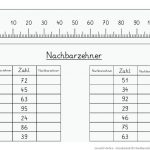 LernstÃ¼bchen - Grundschule Fuer Nachbarzahlen 4. Klasse Arbeitsblatt