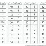 Lernstübchen Grundschule Fuer Verdoppeln Halbieren Zahlenraum 20 Arbeitsblatt