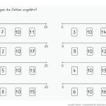 LernstÃ¼bchen - Grundschule Fuer Zahlenstrahl Klasse 1 Arbeitsblätter