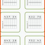 LernstÃ¼bchen: Schriftlich Multiplizieren (1) Schriftlich ... Fuer Schriftliche Division Durch Dreistellige Zahlen Arbeitsblatt