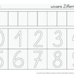 LernstÃ¼bchen Ziffern Schreiben (2) Fuer Arbeitsblätter Mathe Klasse 1 Zahlen Schreiben