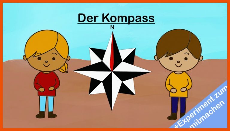 Lernvideo 4: Der Kompass / HSU Grundschule für aufbau kompass arbeitsblatt