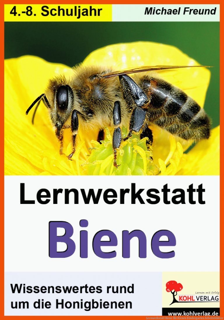 Lernwerkstatt Biene für bienen kindergarten arbeitsblätter