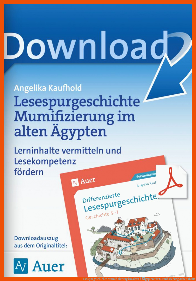 Lesespurgeschichte Mumifizierung im alten Ãgypten für mumifizierung arbeitsblatt