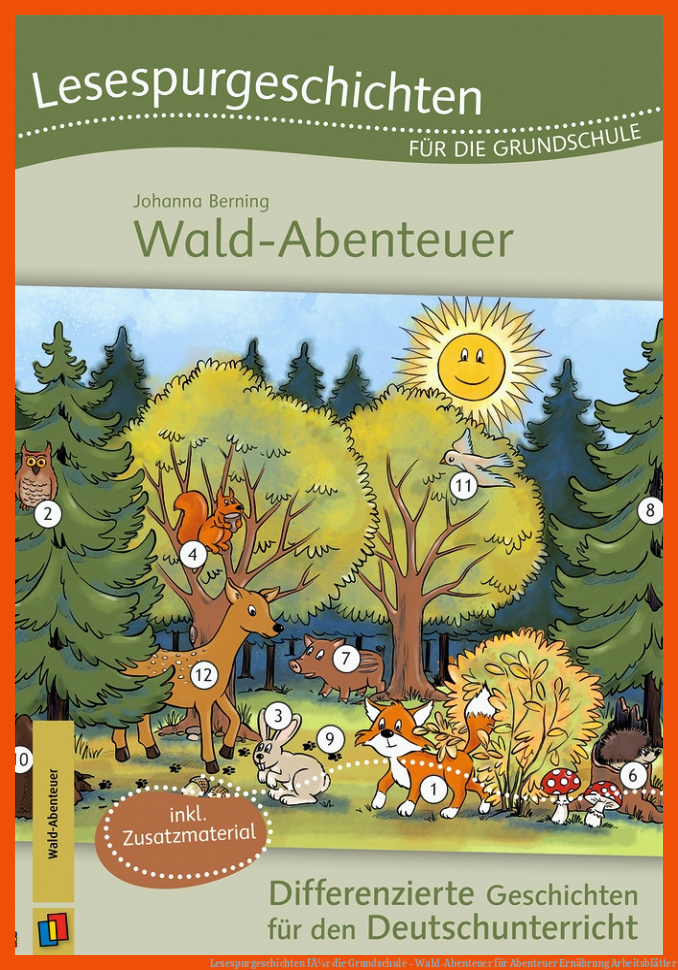 Lesespurgeschichten fÃ¼r die Grundschule - Wald-Abenteuer für abenteuer ernährung arbeitsblätter