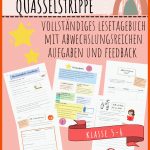 Lesetagebuch Quasselstrippe Klasse 5 6 â Unterrichtsmaterial Im ... Fuer Arbeitsblätter Geschichte Klasse 5 Kostenlos