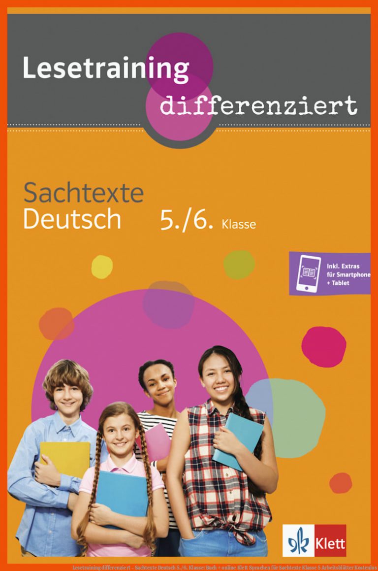 Lesetraining differenziert - Sachtexte Deutsch 5./6. Klasse: Buch + online | Klett Sprachen für sachtexte klasse 5 arbeitsblätter kostenlos