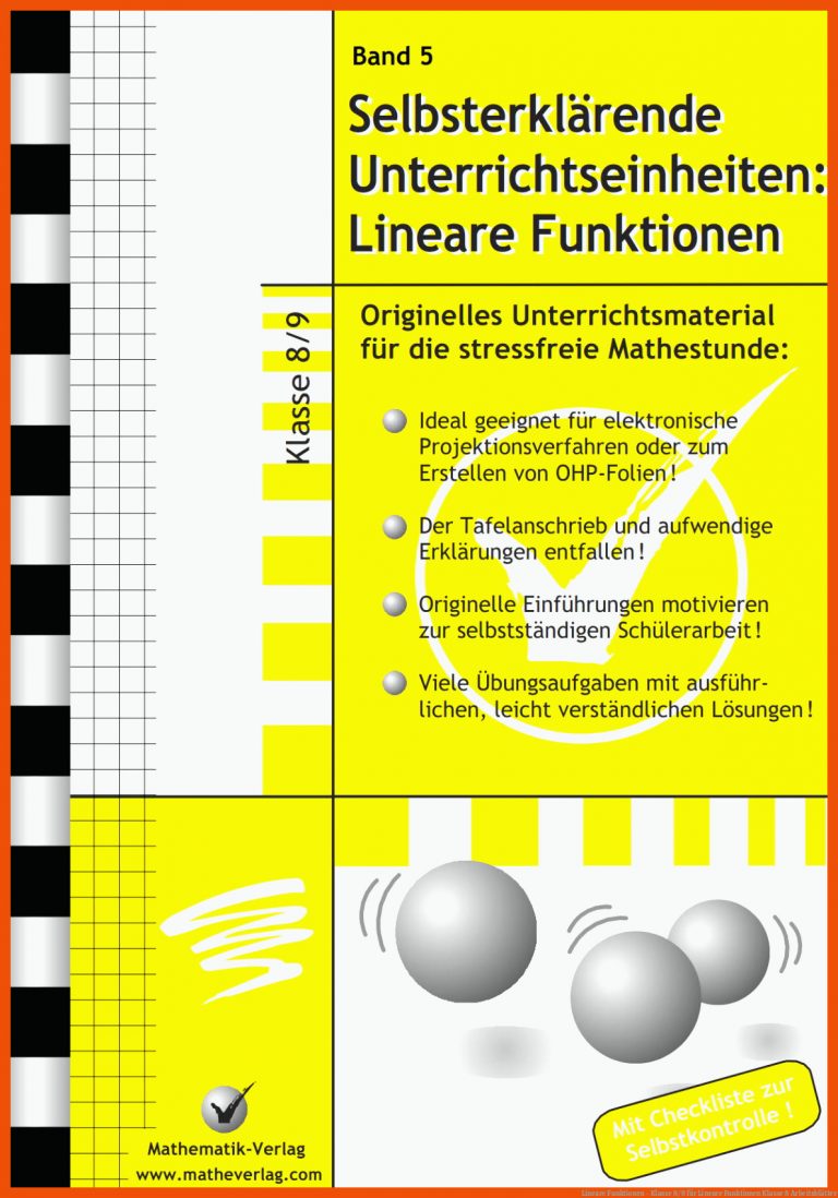 Lineare Funktionen - Klasse 8/9 für lineare funktionen klasse 8 arbeitsblätter