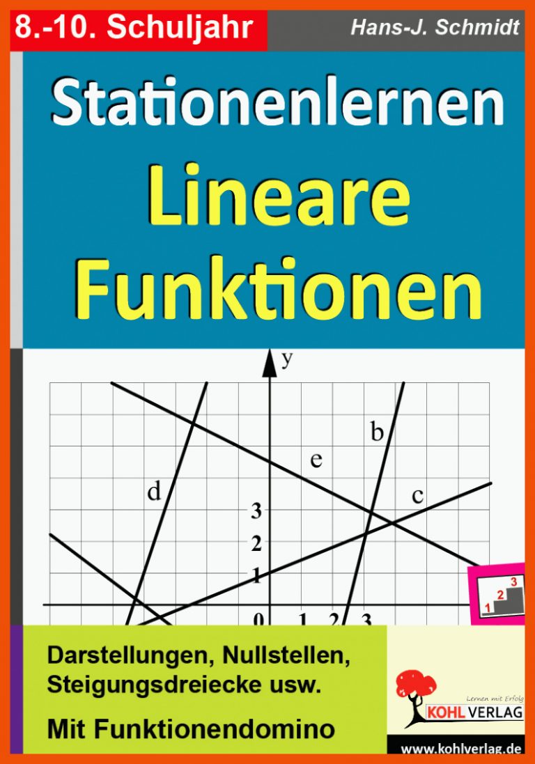 Lineare Funktionen - Stationenlernen für lineare funktion arbeitsblatt
