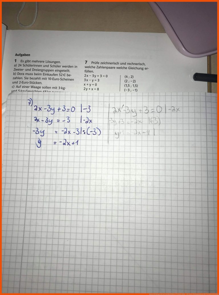 Lineare Gleichungen mit zwei variablen?(klasse 9? (Schule, Mathe ... für lineare gleichungssysteme mit 2 variablen arbeitsblatt