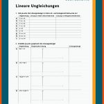 Lineare Ungleichungen - 8. Klasse Fuer Gleichungen Und Ungleichungen 5 Klasse Arbeitsblatt