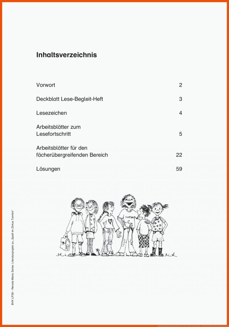 Literaturprojekt Zirkus Tamtini: FÃ¼r Die 2. Klasse Grundschule ... Fuer Arbeitsblätter Zirkus Kopiervorlagen