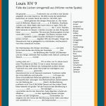 Louis Xiv Fuer Absolutismus Ludwig Xiv Arbeitsblätter