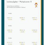 LÃ¼ckenaufgaben / Klecksaufgaben Schriftliches Multiplizieren Fuer Multiplizieren Mit Kommazahlen 4. Klasse Arbeitsblätter